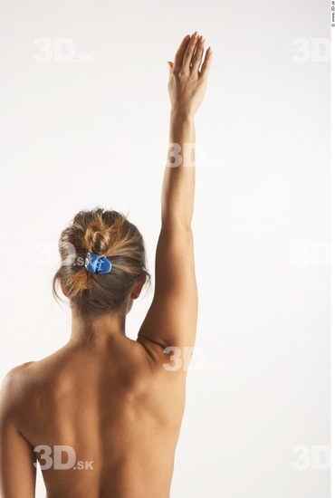 Arm Whole Body Woman Animation references Nude Slim Studio photo references