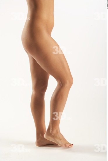 Leg Whole Body Woman Animation references Nude Slim Studio photo references