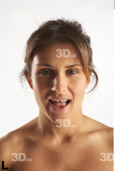 Face Whole Body Phonemes Woman Slim Studio photo references