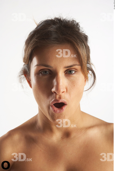 Face Whole Body Phonemes Woman Slim Studio photo references