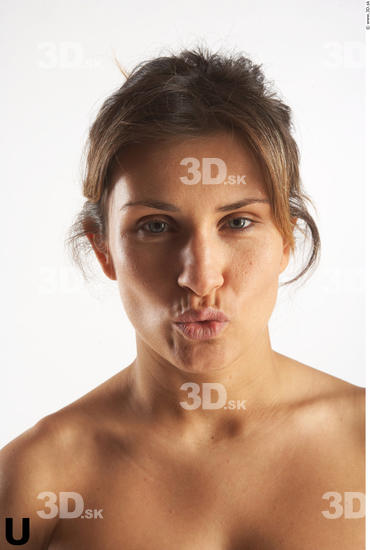 Face Whole Body Phonemes Woman Slim Studio photo references