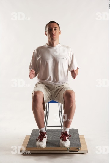 Whole Body Man Artistic poses White Casual Athletic