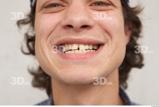 Teeth Man White Casual Slim