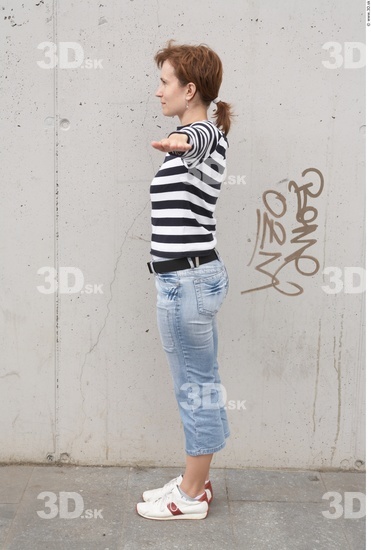 Whole Body Woman Tattoo Casual Slim Street photo references