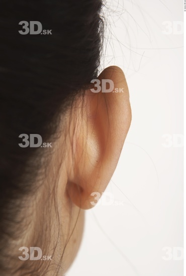 Ear Woman White Nude Slim