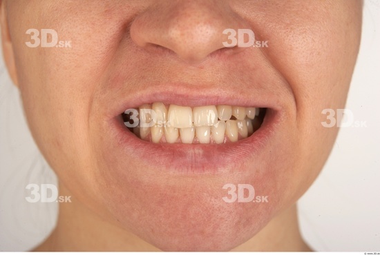 Teeth Woman White Nude Slim