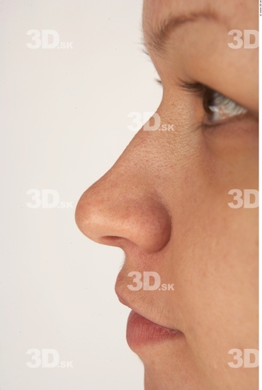 Nose Woman White Nude Slim