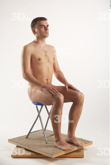 Whole Body Man Artistic poses White Nude Slim