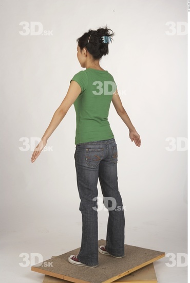 Whole Body Woman Asian Casual Slim