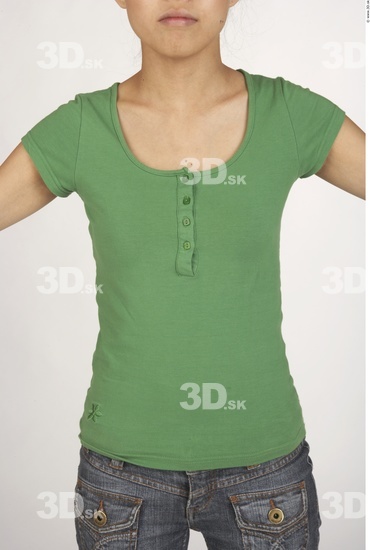 Upper Body Woman Asian Casual Slim