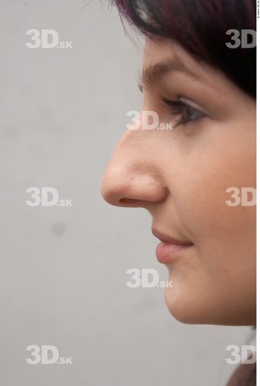 Nose Whole Body Woman Casual Slim Street photo references