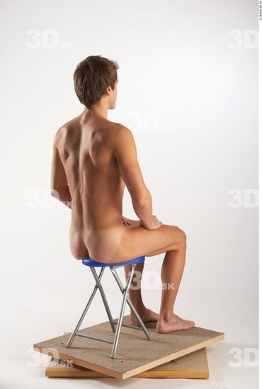 Whole Body Man Artistic poses White Nude Athletic