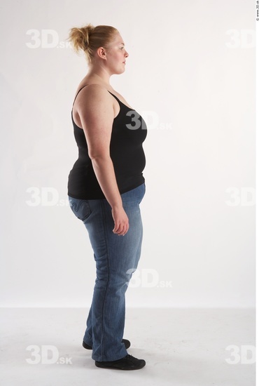 Whole Body Woman Animation references White Casual Overweight