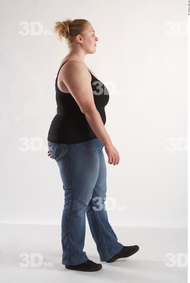 Whole Body Woman Animation references White Casual Overweight