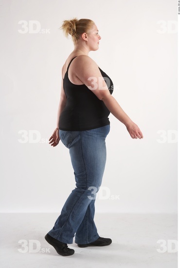 Whole Body Woman Animation references White Casual Overweight