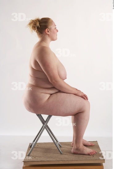 Whole Body Woman Artistic poses White Nude Overweight