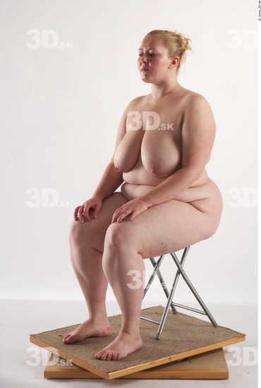 Whole Body Woman Artistic poses White Nude Overweight