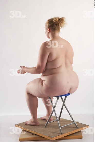 Whole Body Woman Artistic poses White Nude Overweight