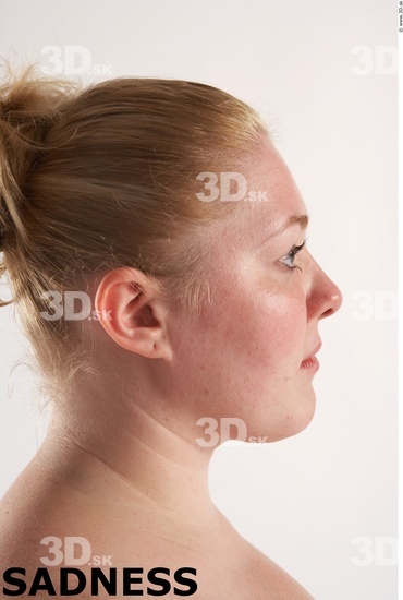 Face Emotions Woman White Overweight