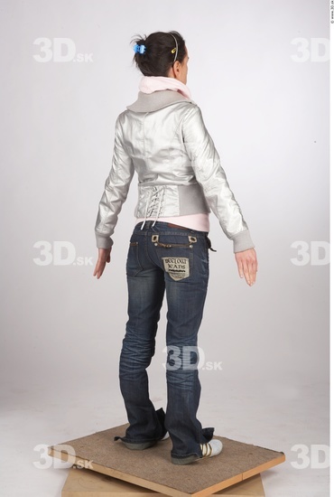 Whole Body Woman White Casual Slim