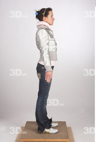 Whole Body Woman White Casual Slim