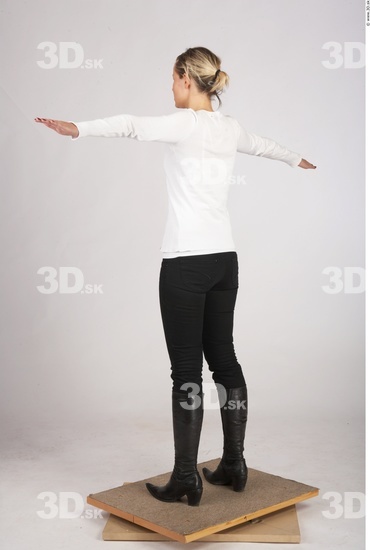 Whole Body Woman White Casual Slim