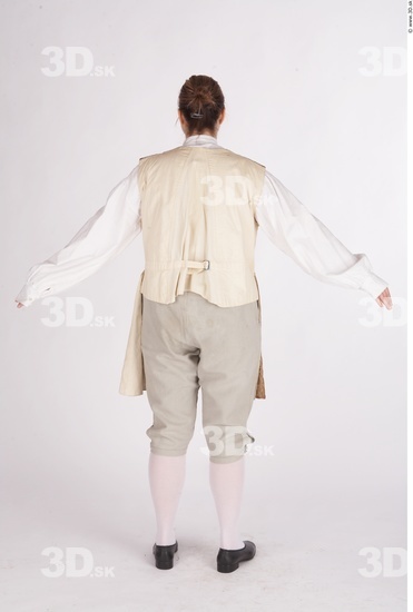 Whole Body Woman White Historical Average Costume photo references