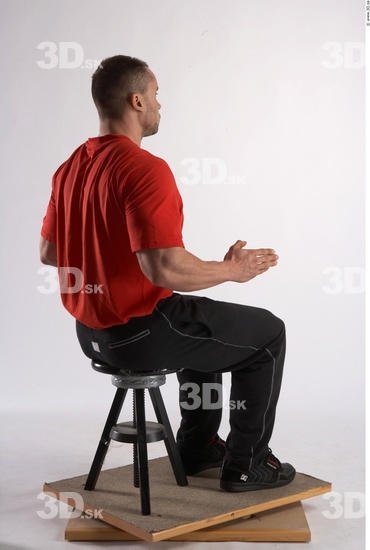 Whole Body Man Artistic poses White Casual Muscular