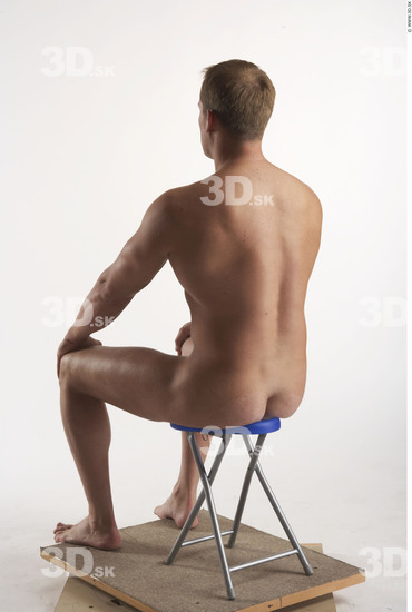 Whole Body Man Artistic poses White Nude Muscular