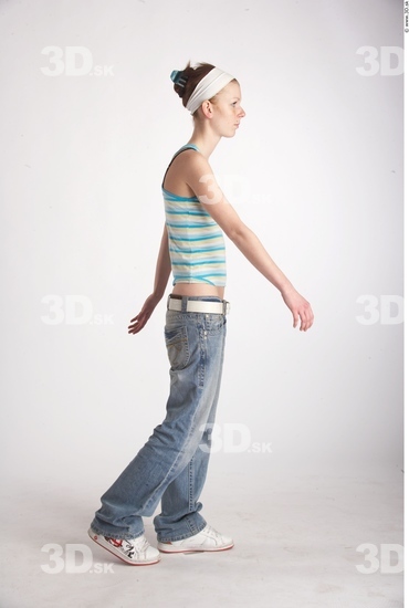 Whole Body Woman Animation references White Casual Slim