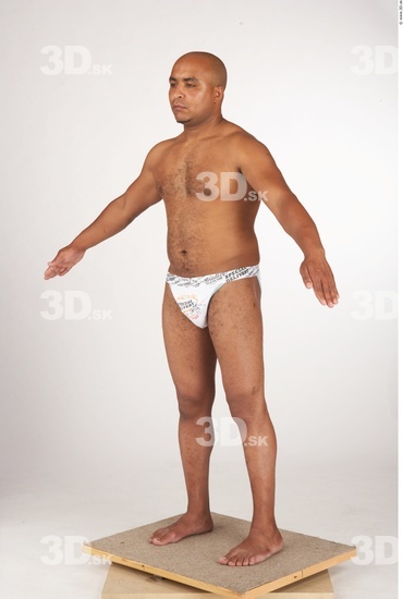 Whole Body Man Underwear Shoes Average Studio photo references