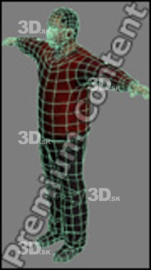 3D model Asian Man