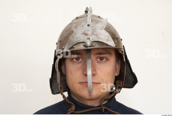 Head Man White Helmet Costume photo references