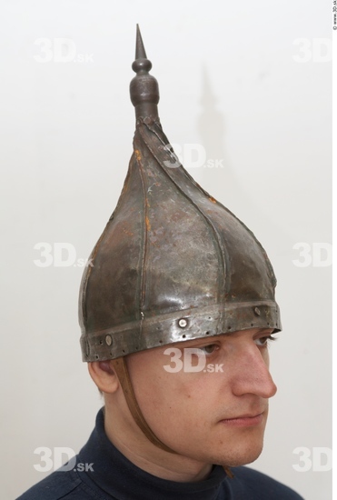 Head Man White Helmet Costume photo references