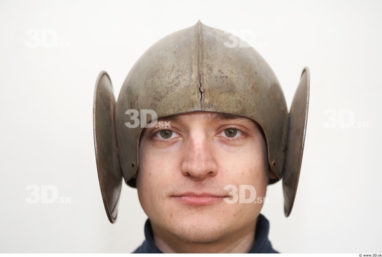 Head Man White Helmet Costume photo references