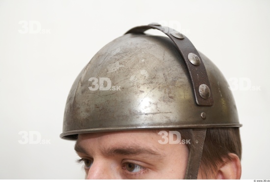 Head Man White Helmet Costume photo references