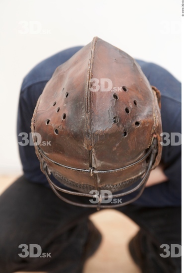 Head Man White Helmet Costume photo references