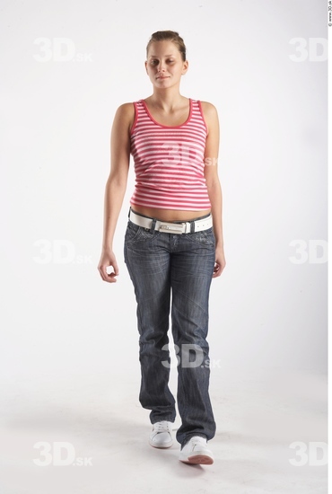 Whole Body Woman Animation references White Casual Slim