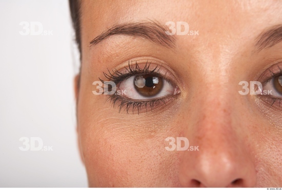 Eye Whole Body Woman Athletic Studio photo references