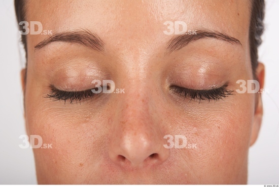 Eye Whole Body Woman Athletic Studio photo references