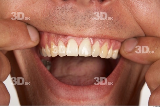 Whole Body Teeth Man Average Studio photo references