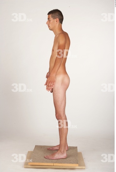 Whole Body Man Nude Average Studio photo references