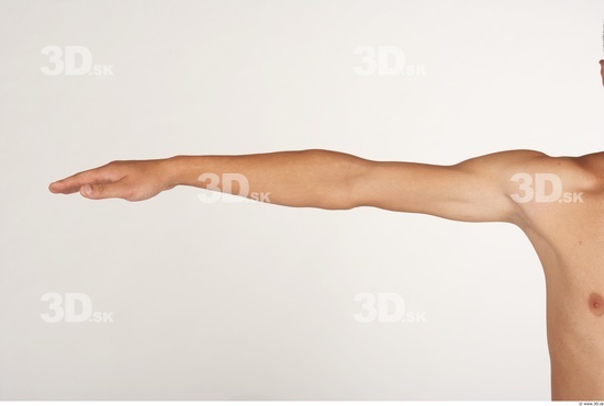 Arm Whole Body Man Nude Average Studio photo references