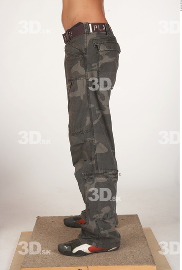 Leg Whole Body Man Army Trousers Average Studio photo references