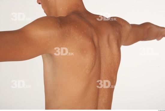 Whole Body Back Man Nude Average Studio photo references