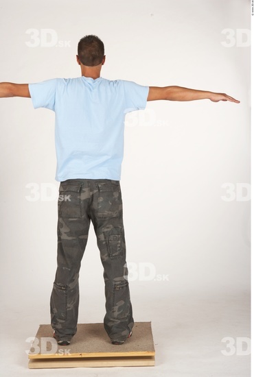 Whole Body Man T poses Casual Average Studio photo references