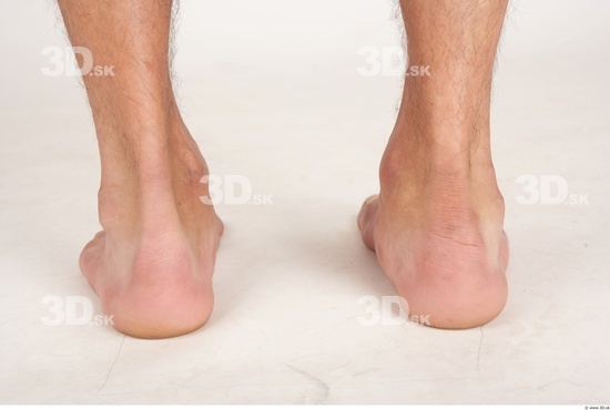 Foot Whole Body Man Nude Average Studio photo references