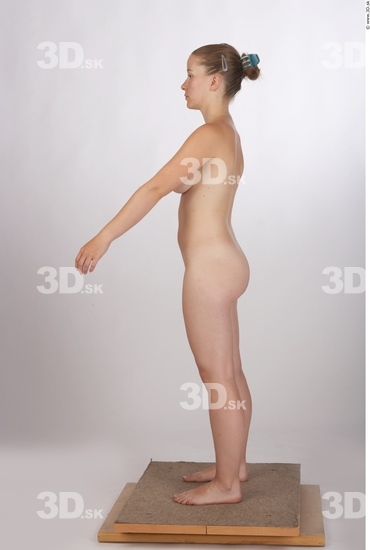 Whole Body Woman Nude Chubby Studio photo references