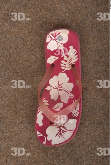 Foot Whole Body Woman Casual Slipper Chubby Studio photo references