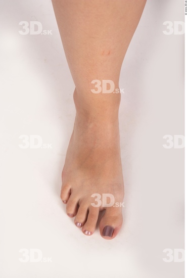 Foot Whole Body Woman Nude Chubby Studio photo references